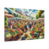 91638-175.jpg Lively Atmosphere of Farmers' Market Standard Canvas