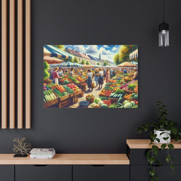 91638-178.jpg Lively Atmosphere of Farmers' Market Standard Canvas