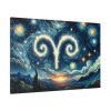 Zodiac Sign of Aries Standard Canvas