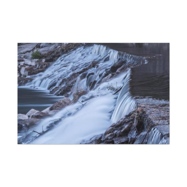 91638-216.jpg Waterfall River Close Up in France Standard Canvas