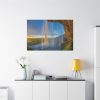 91638-222.jpg Waterfall on Cave Standard Canvas