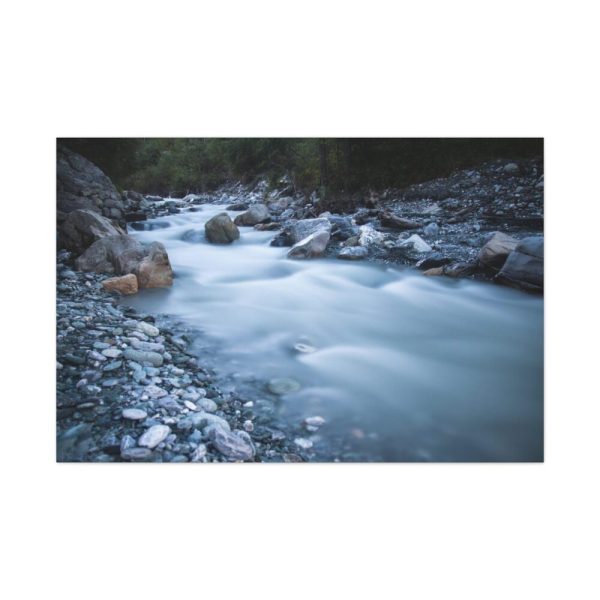 91638-236.jpg Long Exposure of Stream Standard Canvas