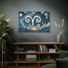 Zodiac Sign of Aries Standard Canvas