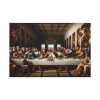 91638-246.jpg Leonardo da Vinci's The Last Supper World Leaders From Historical Periods Standard Canvas