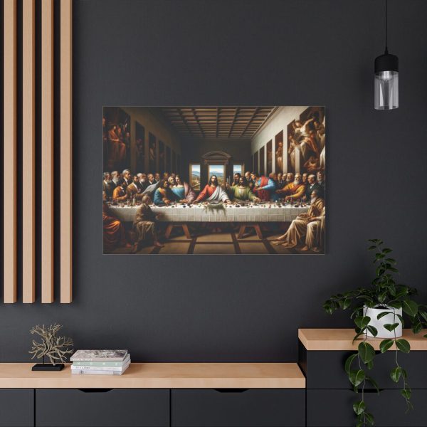 91638-248.jpg Leonardo da Vinci's The Last Supper World Leaders From Historical Periods Standard Canvas