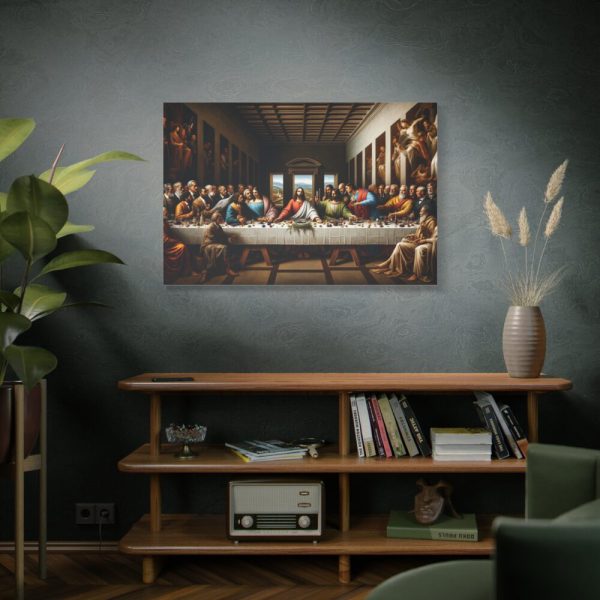 91638-249.jpg Leonardo da Vinci's The Last Supper World Leaders From Historical Periods Standard Canvas