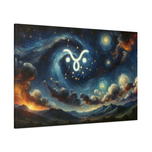 Zodiac Sign of Taurus Standard Canvas