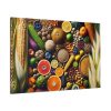 91638-270.jpg Macro Image Showcasing Detail of Fruits Grains and Vegetables Standars Canvas