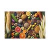 91638-271.jpg Macro Image Showcasing Detail of Fruits Grains and Vegetables Standars Canvas