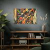 91638-274.jpg Macro Image Showcasing Detail of Fruits Grains and Vegetables Standars Canvas