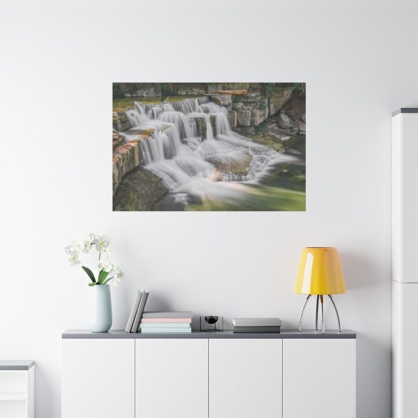 91638-292.jpg Falls on Taughannock Creek Standard Canvas