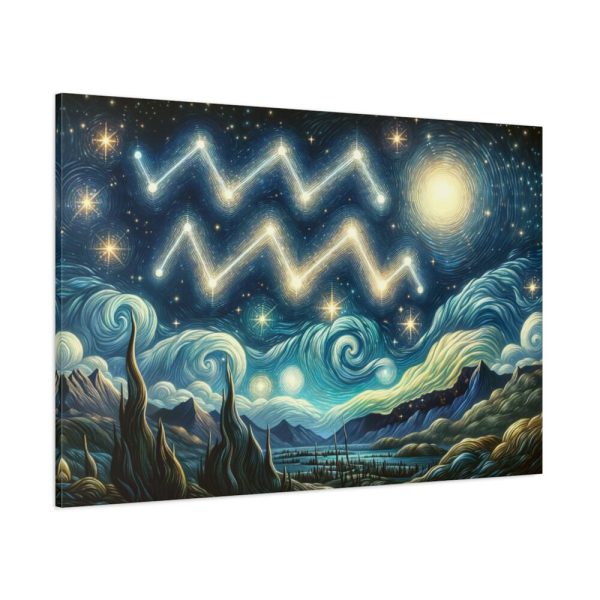 91638-30.jpg Zodiac Sign of Aquarius Standard Canvas