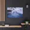 91638-308.jpg Waterfall in Winter Standard Canvas