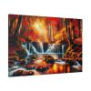 91638-310.jpg Autumn Waterfall Scene Standard Canvas