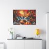91638-312.jpg Autumn Waterfall Scene Standard Canvas