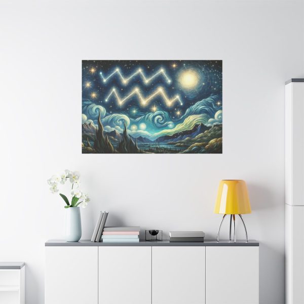 91638-32.jpg Zodiac Sign of Aquarius Standard Canvas