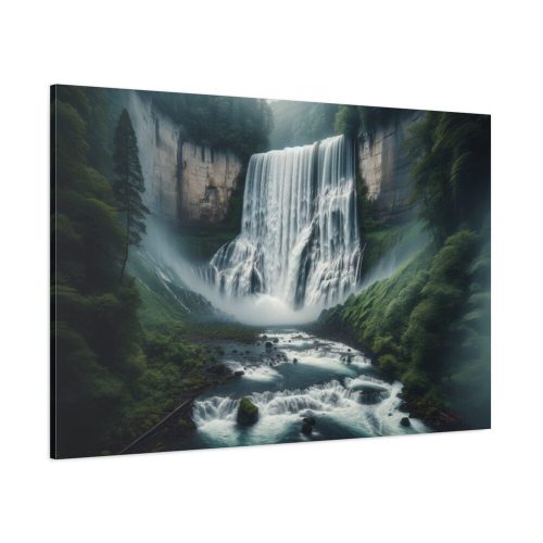 Large Waterfall II Standard Canvas