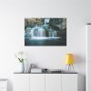 Waterfall in Mountains Standard Canvas