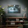 Waterfall in Mountains Standard Canvas