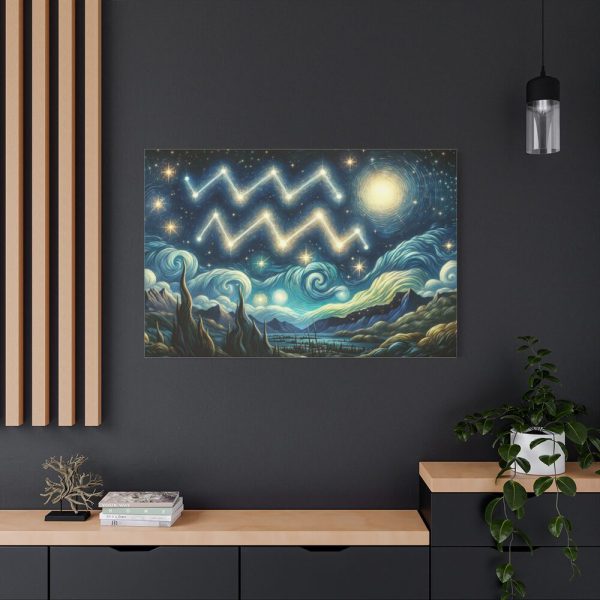 91638-33.jpg Zodiac Sign of Aquarius Standard Canvas
