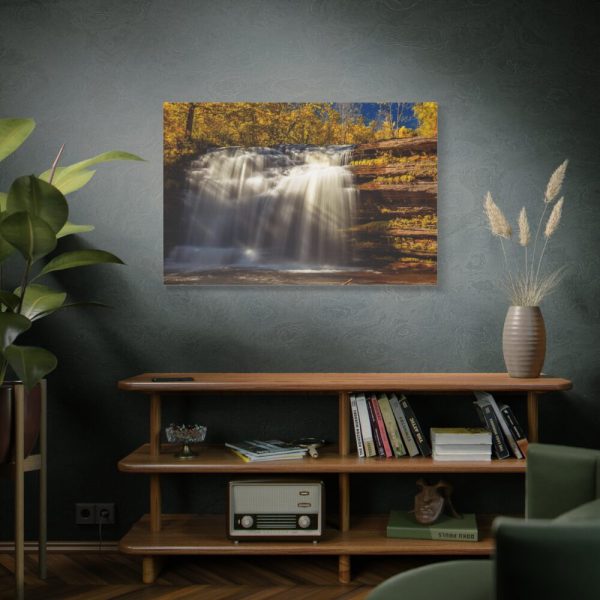 91638-349.jpg Waterfall in Autumn Standard Canvas
