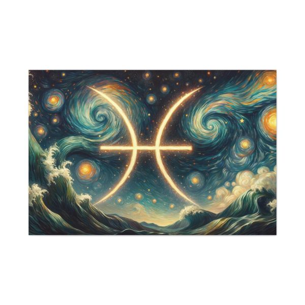 91638-36.jpg Zodiac Sign of Pisces Standard Canvas