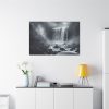 Waterfall on Rainy Day Standard Canvas
