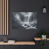 Waterfall on Rainy Day Standard Canvas