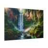 91638-365.jpg Waterfall Cascading Down Into Serene Pool Standard Canvas