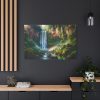 91638-368.jpg Waterfall Cascading Down Into Serene Pool Standard Canvas