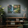 91638-369.jpg Waterfall Cascading Down Into Serene Pool Standard Canvas