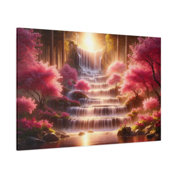 91638-370.jpg Waterfall in Rose Scenery Standard Canvas