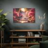 91638-374.jpg Waterfall in Rose Scenery Standard Canvas
