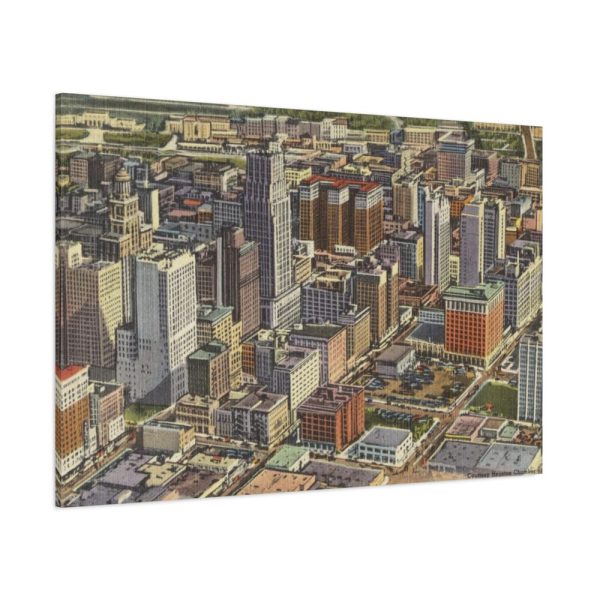 Recent Skyline View of Houston Standard Canvas