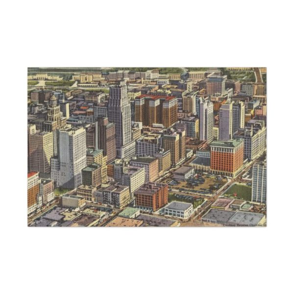 Recent Skyline View of Houston Standard Canvas