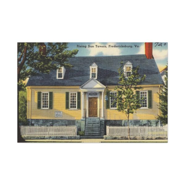 Rising Sun Tavern, Fredericksburg Standard Canvas