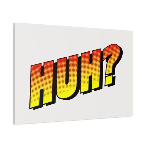 Comic Pop Art Standard Canvas