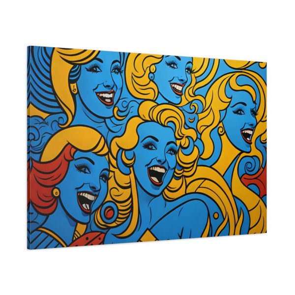 Pop Art People Laughing II Standard Canvas