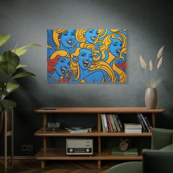 Pop Art People Laughing II Standard Canvas