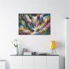 Abstract Art Piece of Waterfall Standard Canvas