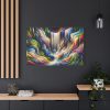 Abstract Art Piece of Waterfall Standard Canvas
