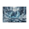 91638-442.jpg Frozen Waterfall During Winter Standard Canvas
