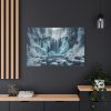 91638-444.jpg Frozen Waterfall During Winter Standard Canvas