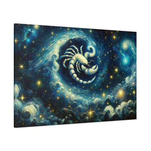 Zodiac Sign of Scorpio Standard Canvas