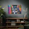 Cat Pop Art Illustration Standard Canvas