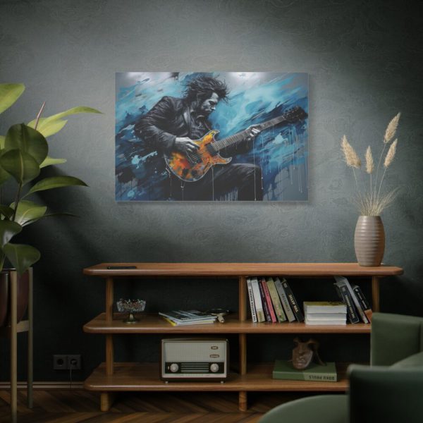 91638-455.jpg Man Playing Electric Guitar Art Standard Canvas