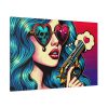 91638-466.jpg Girl With the Gun Standard Canvas