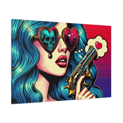 Girl With the Gun Standard Canvas