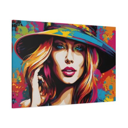 Woman Pop Art Graffiti II Standard Canvas