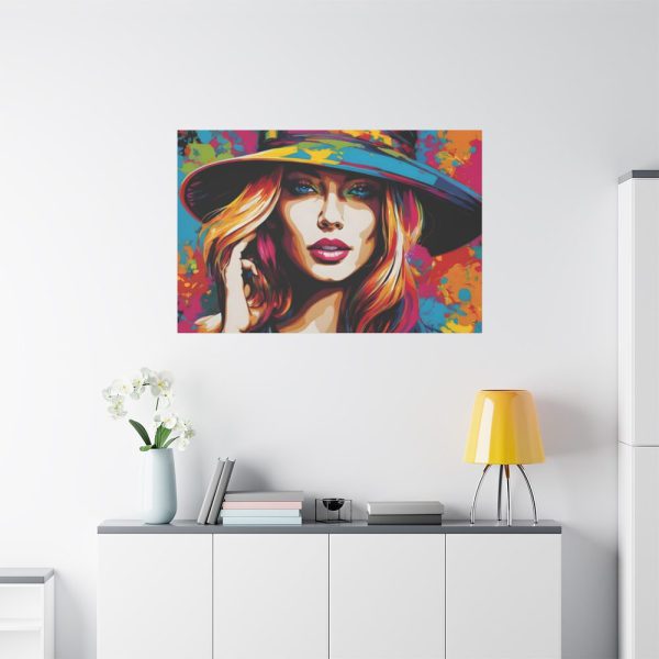 91638-473.jpg Woman Pop Art Graffiti II Standard Canvas